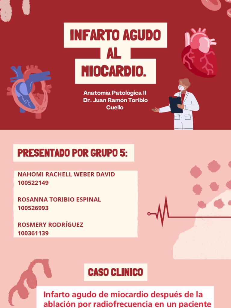 Infarto Agudo Al Miocardio | PDF | Infarto de miocardio | Enfermedades ...