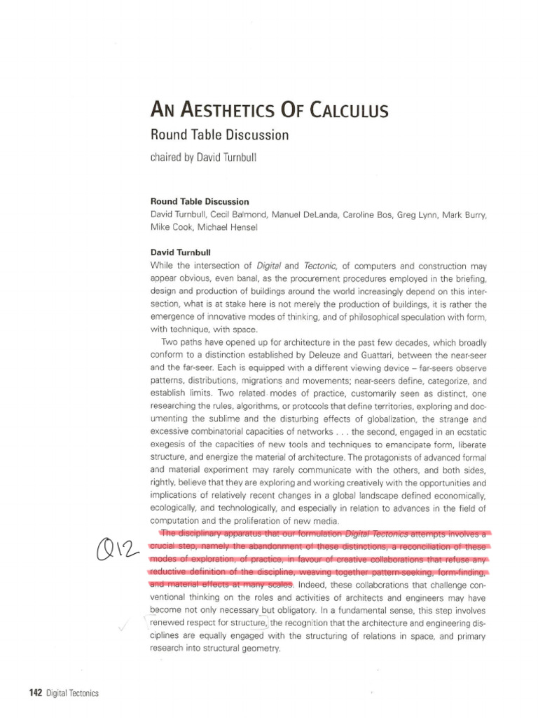 An Aesthetics of Calculus p 142 | PDF