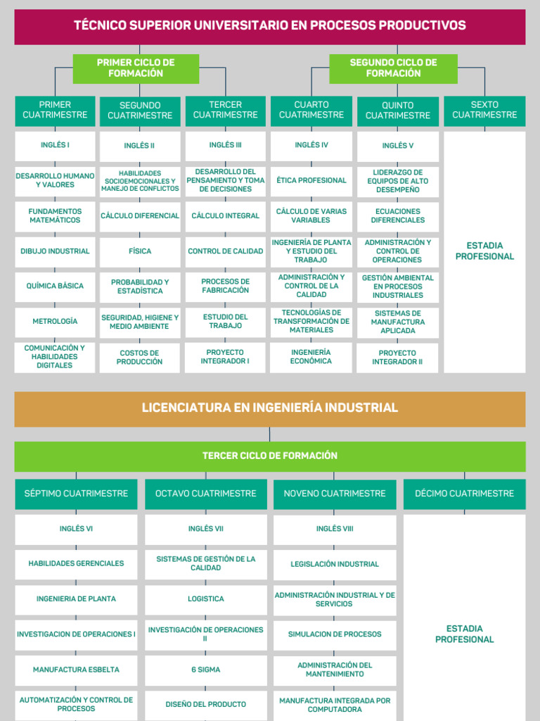 Plan de Estudios Ingeniería Industrial | PDF | Ingeniería Industrial ...
