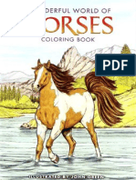 Coloring Book Horses