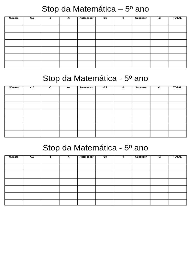 Stop Da Matemática | PDF