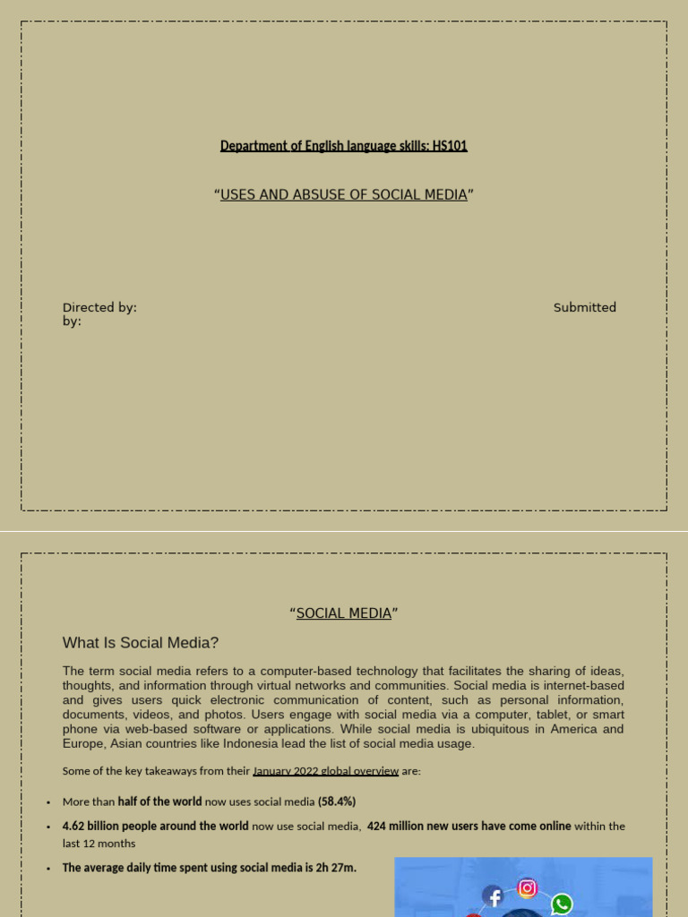 Social Media Boon or Bane | PDF | Social Media | Popular Culture ...