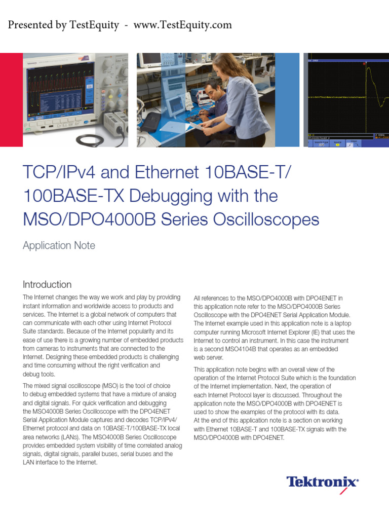 Ethernet Protocol Debugging Guide | PDF | Computer Network ...