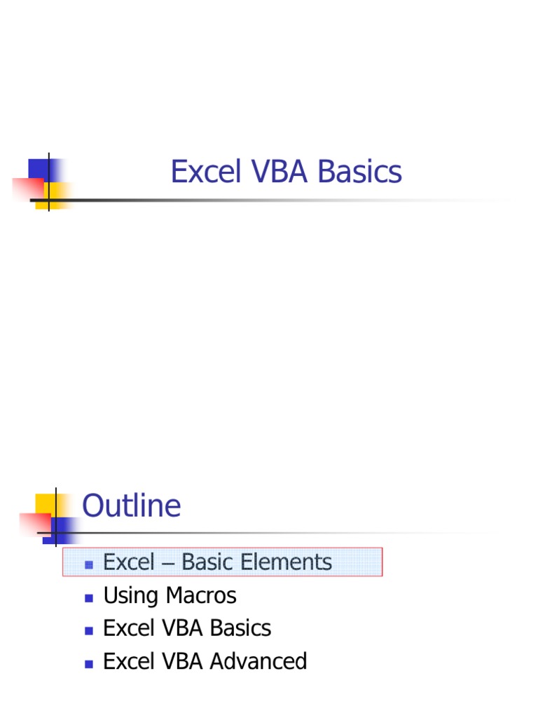 Excel Vba Basics Pdf – Learn VBA Macro Coding Basics In Excel [2024 ...