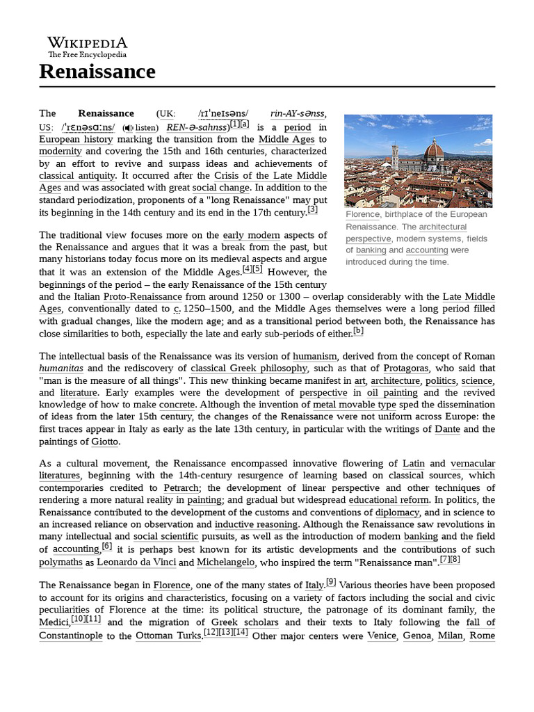 Renaissance | PDF | Renaissance | Black Death