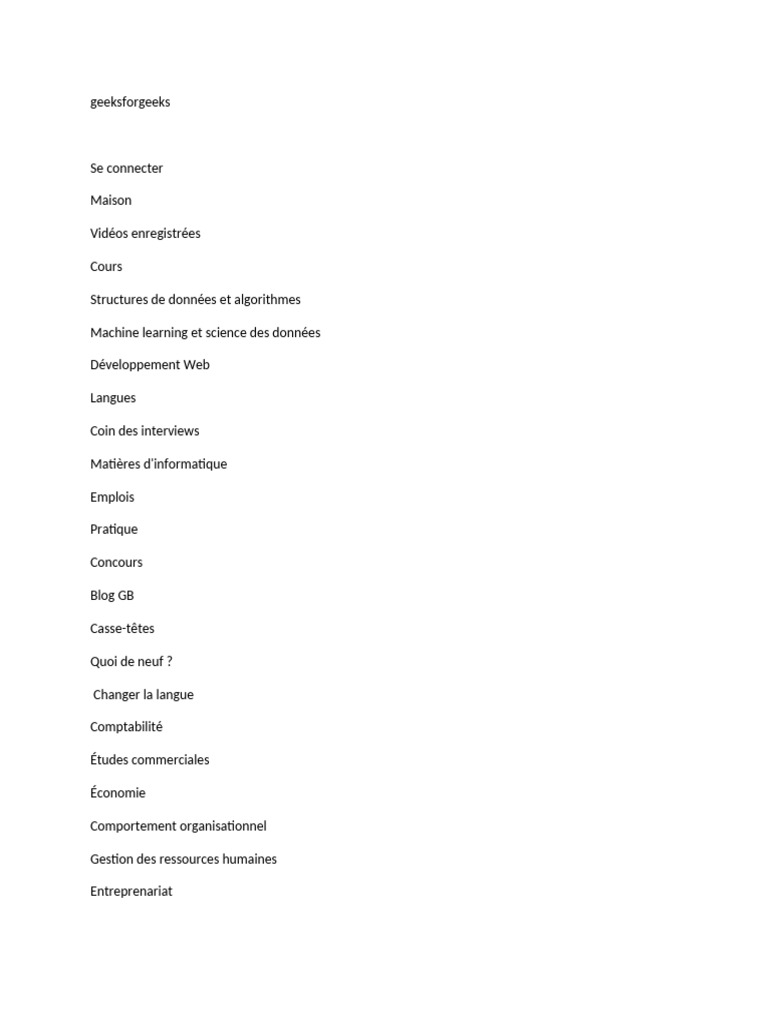 Organisation formelle et informelle | PDF | Science des données | la ...