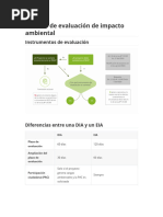 Etapas y Plazos de la DIA en Chile | PDF | Evaluación de impacto ambiental