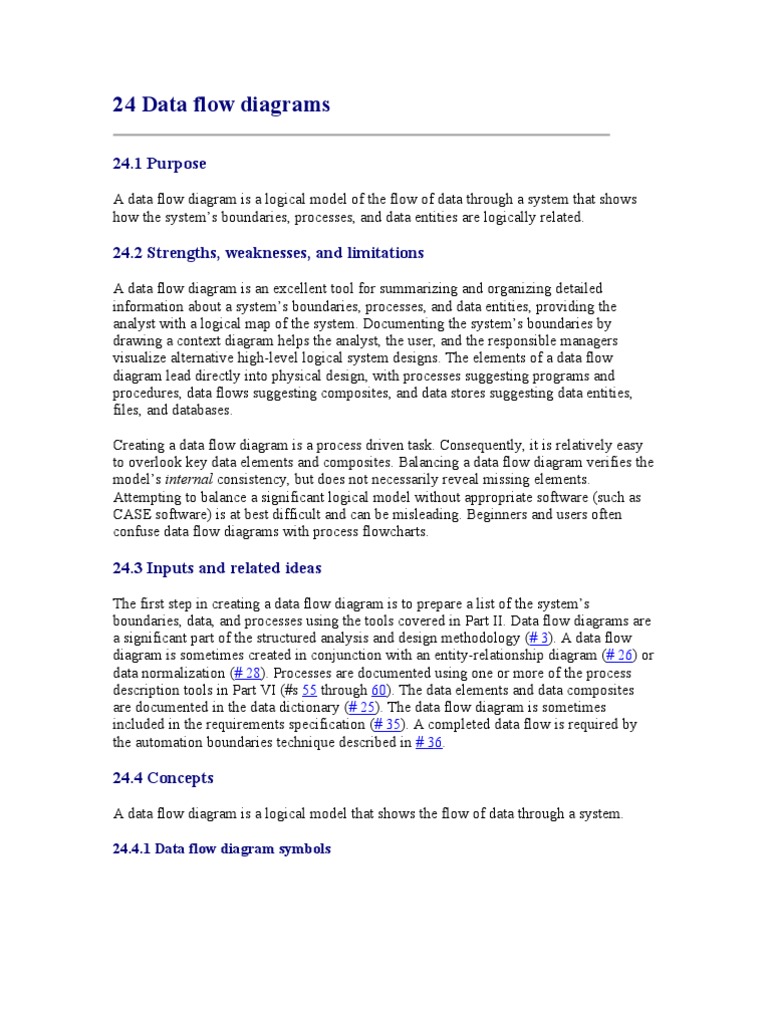 24 Data Flow Diagrams | PDF | Business Process | Top Down And Bottom Up ...