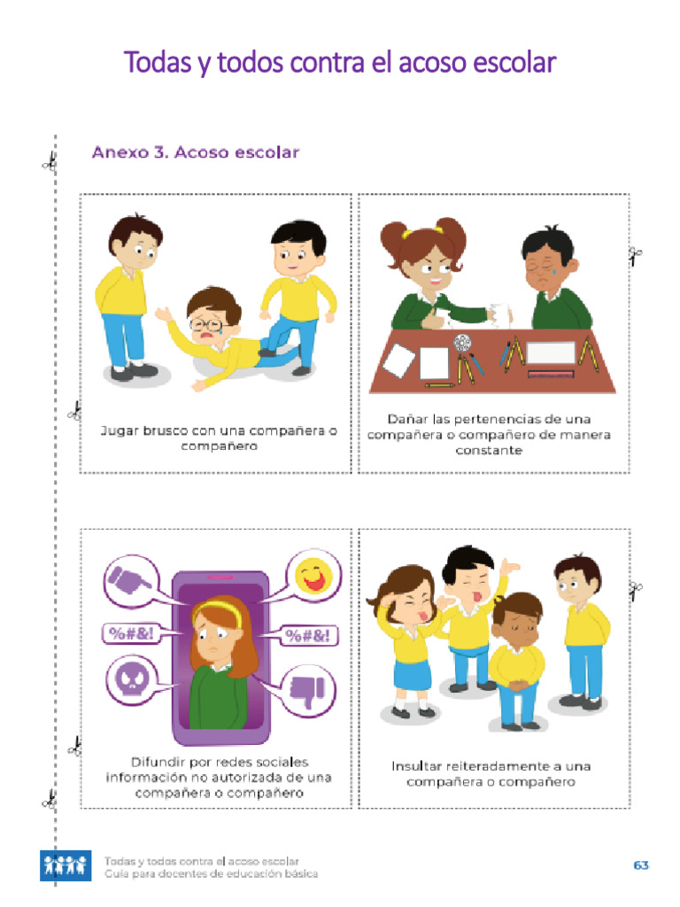 Todas y Todos Contra El Acoso Escolar PDF Imp | PDF