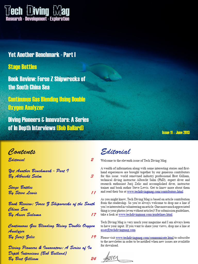 Dive Computer Benchmarking Insights | PDF | Scuba Diving | Occupational ...