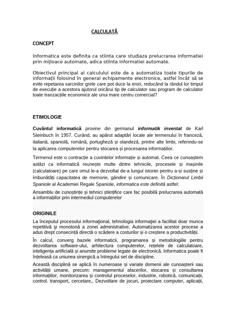 INFORMATICA | PDF