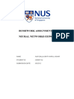 EE5904R Homework #1 Neural Networks