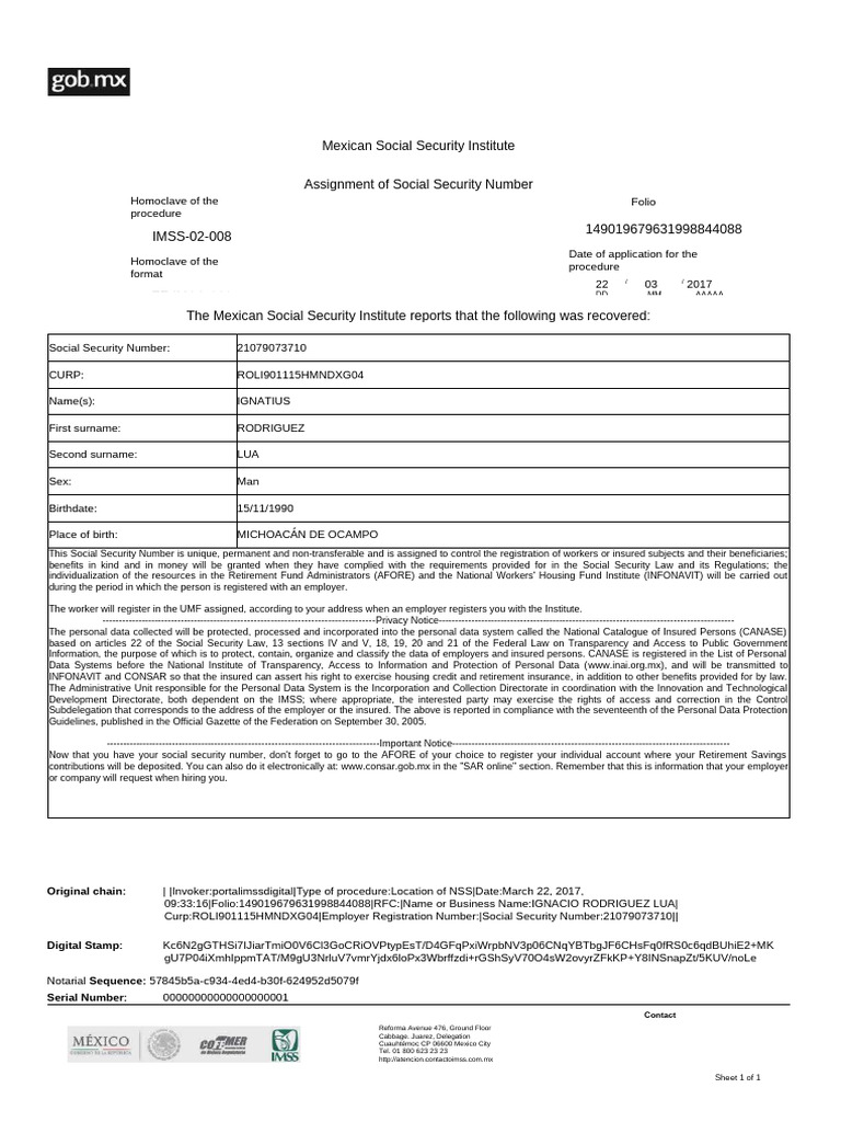 Social Security Number | PDF | Privacy | Government