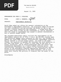 Roberts Memo