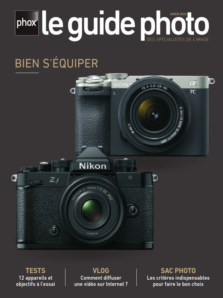 Guide photo pour vlogs et équipements | PDF | Appareil photographique ...