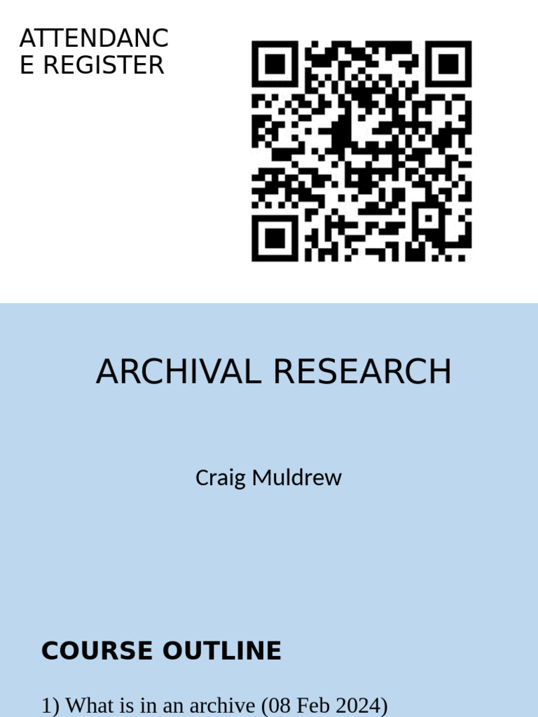 Archive Research Course Overview | PDF | United Kingdom | Government