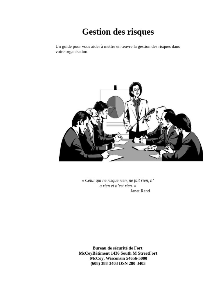 Guide de gestion des risques efficace | PDF | Gestion des risques | Risque
