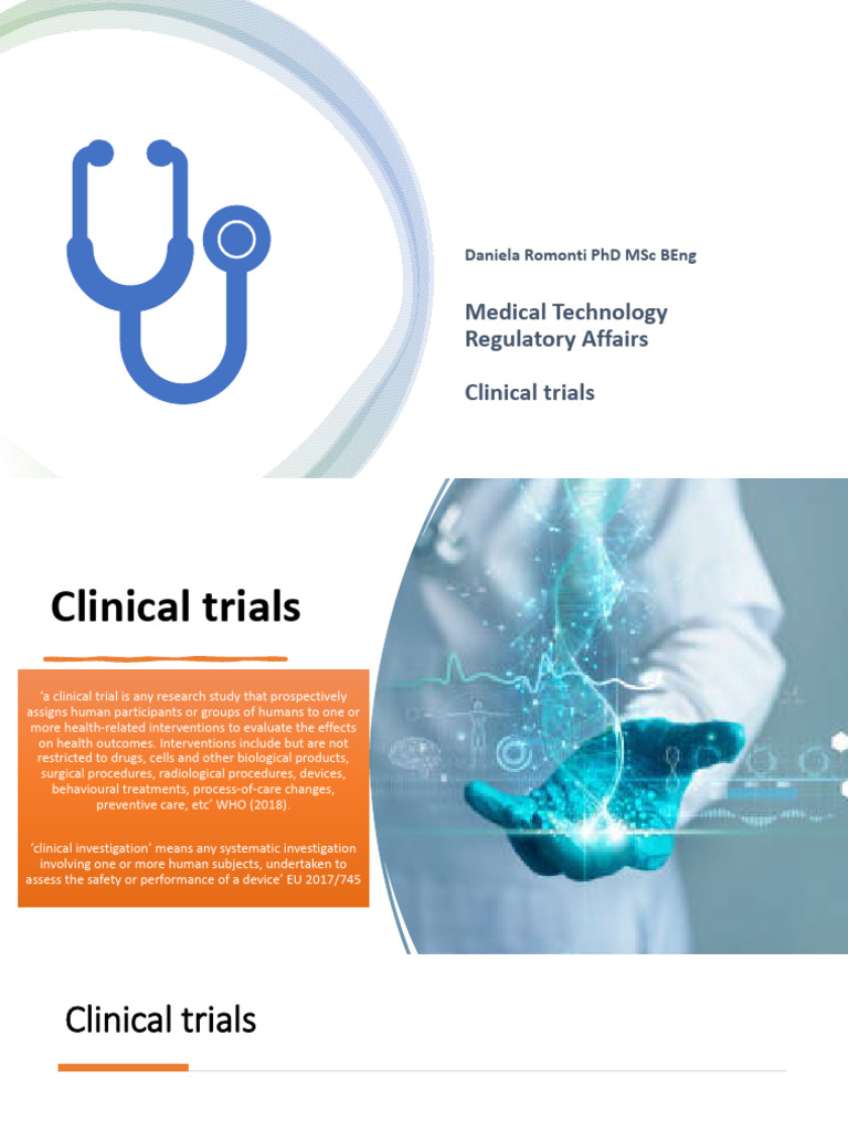 Overview of Clinical Trials and Regulations | PDF | Clinical Trial ...