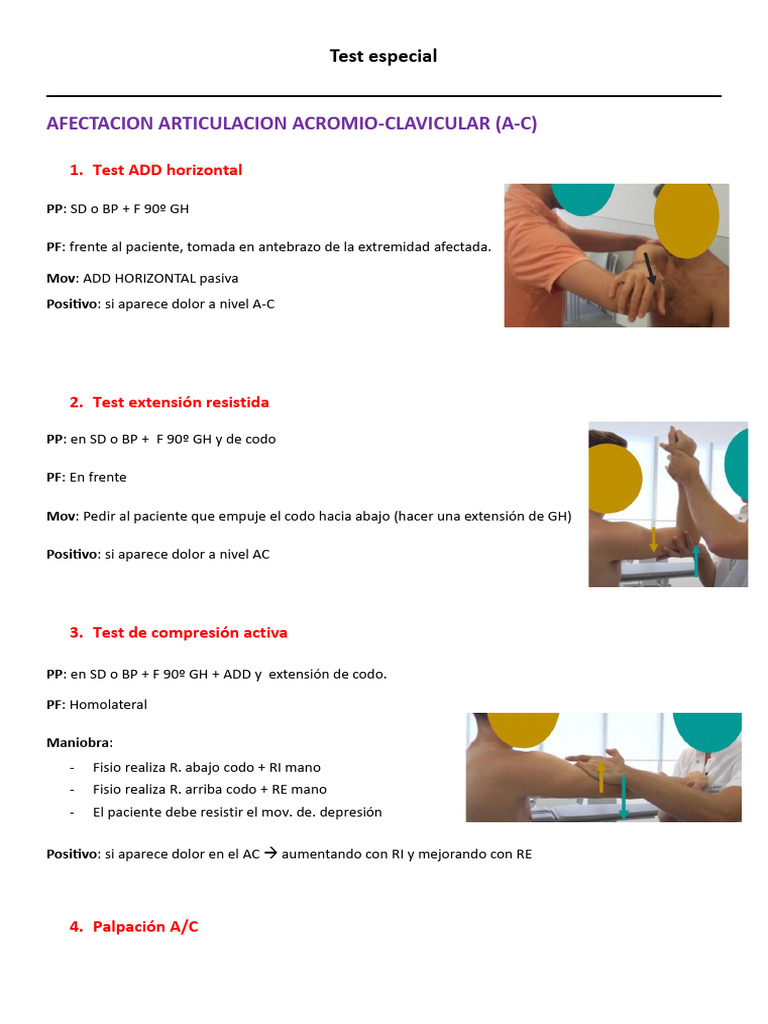 1-Test Especial Sup | PDF | Codo | Mano
