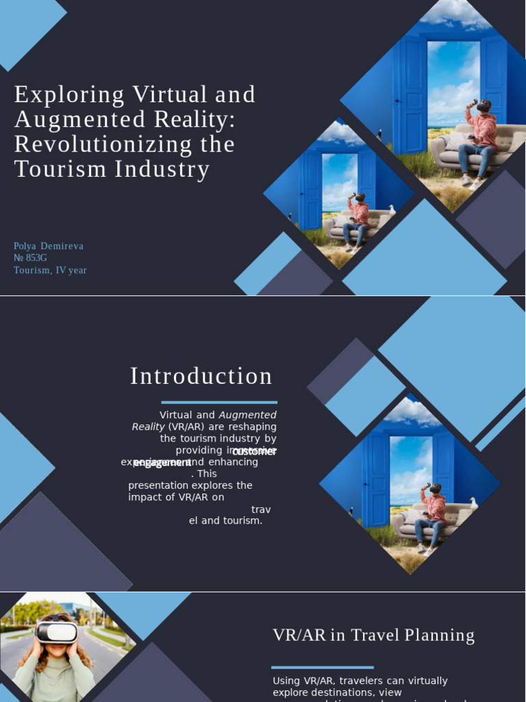 VR&AR Tourism 8536 | PDF | Augmented Reality | Virtual Reality