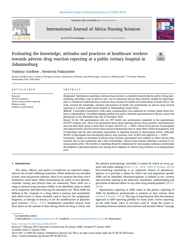 Evaluating The Knowledge Attitudes and Practices of H - 2020 ...