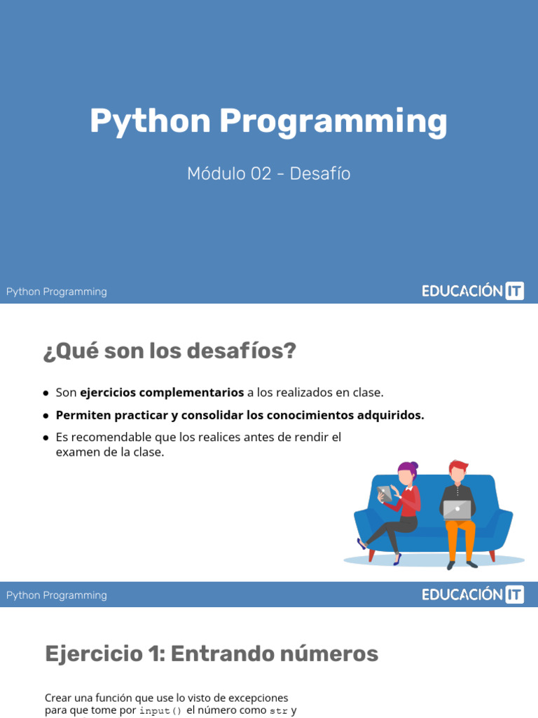 Desafíos de Programación Python | PDF | Informática
