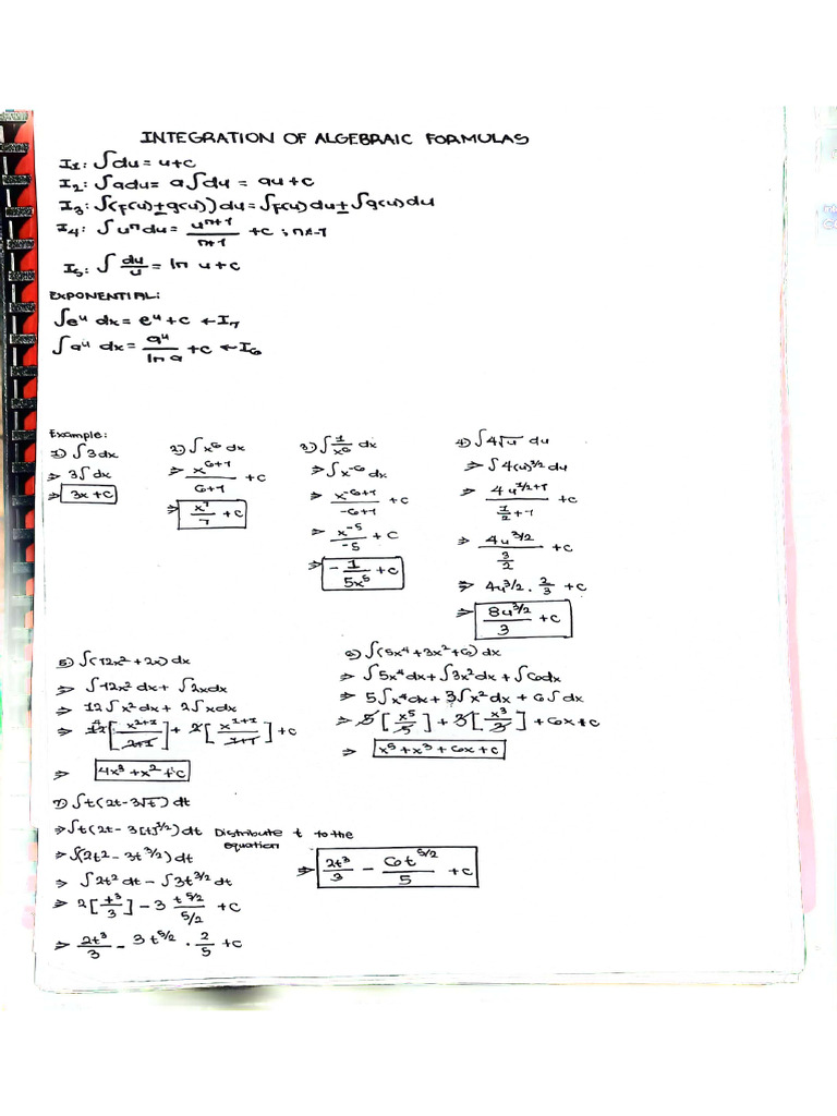 Integration Basics With Proving | PDF