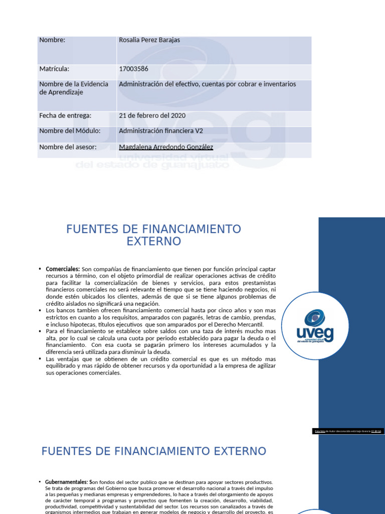 Fuentes de Financiamiento Externo Empresarial | PDF | Business | Bancos