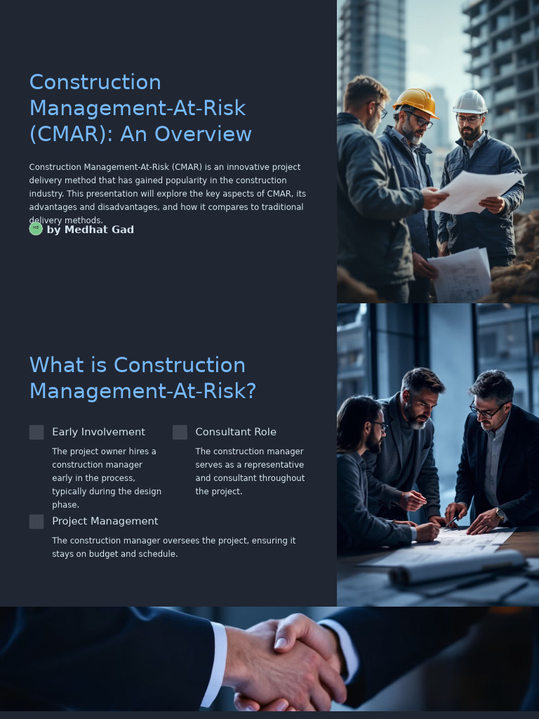 Overview of Construction Management at Risk | PDF | Construction ...