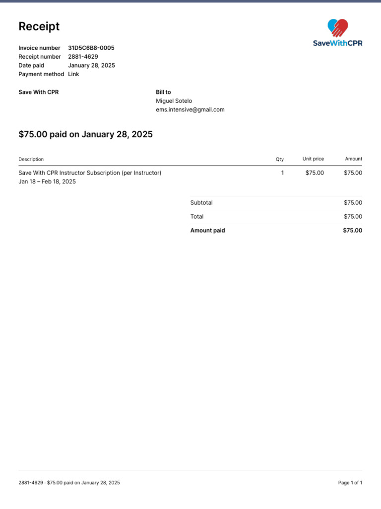 Receipt 2881 4629 | PDF