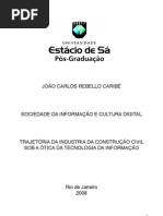 Trajetoria do mercado da construção civil pela ótica do TI