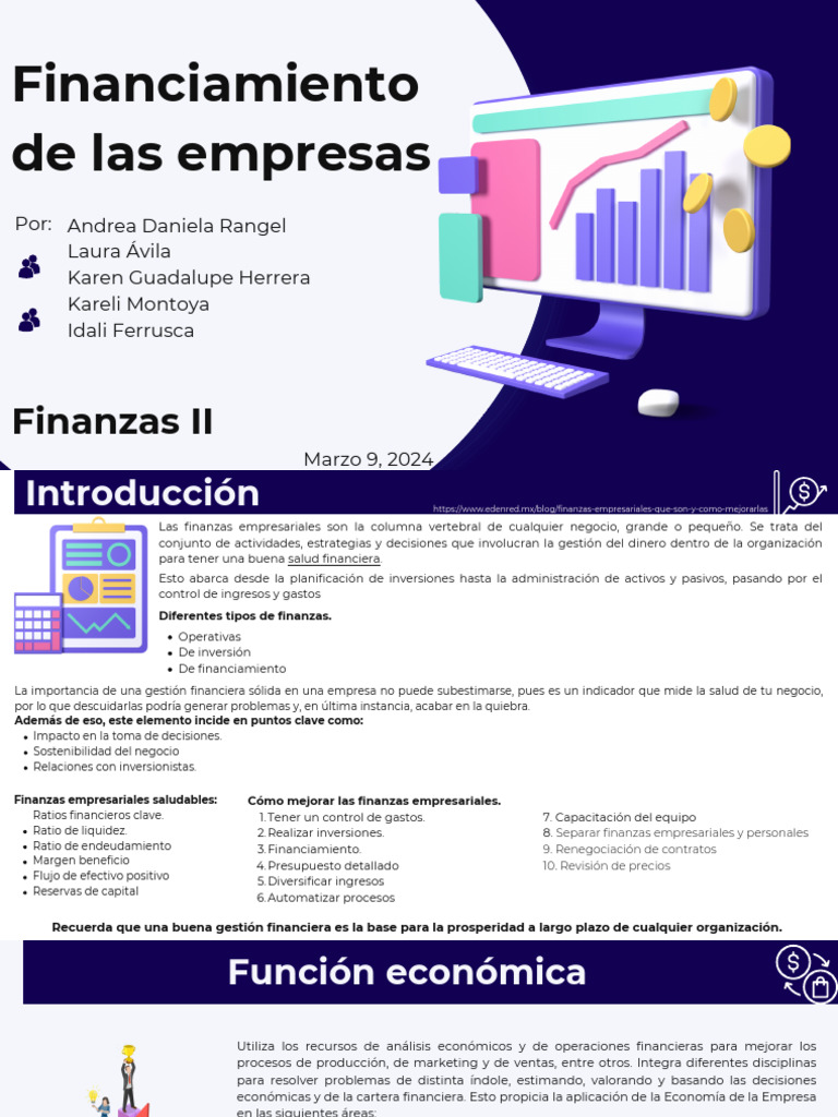 Estrategias de Financiamiento Empresarial | PDF | Capital de trabajo ...