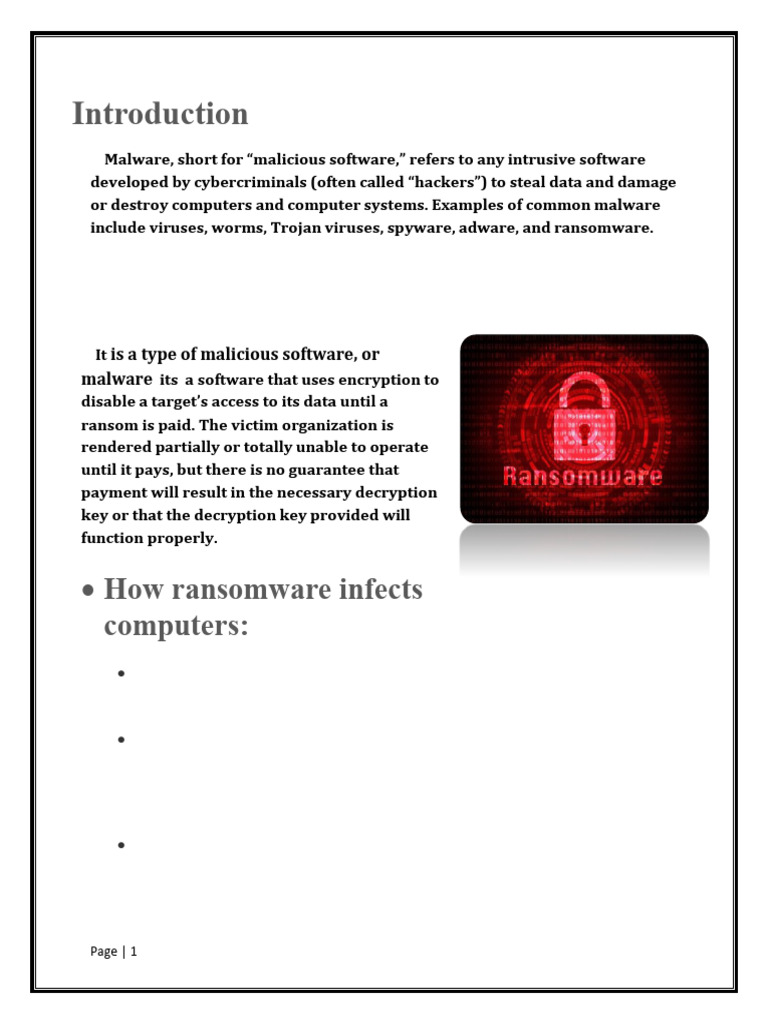 Ransom Ware | PDF | Ransomware | Malware