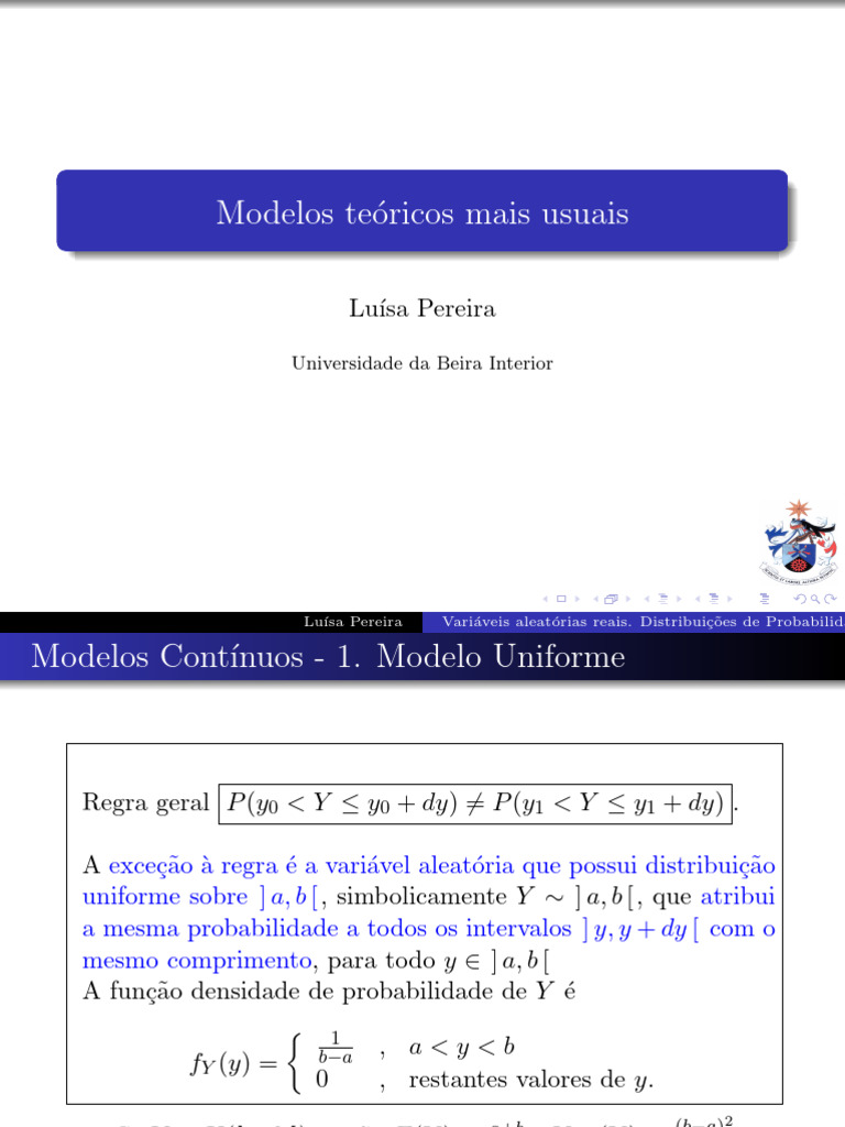 Aula Virtual Modelos Contínuos 1.0 | PDF | Distribuição normal | Modo ...