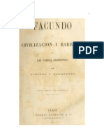 Facundo. Civilización y Barbarie en las Pampas Argentinas - Domingo F. Sarmiento