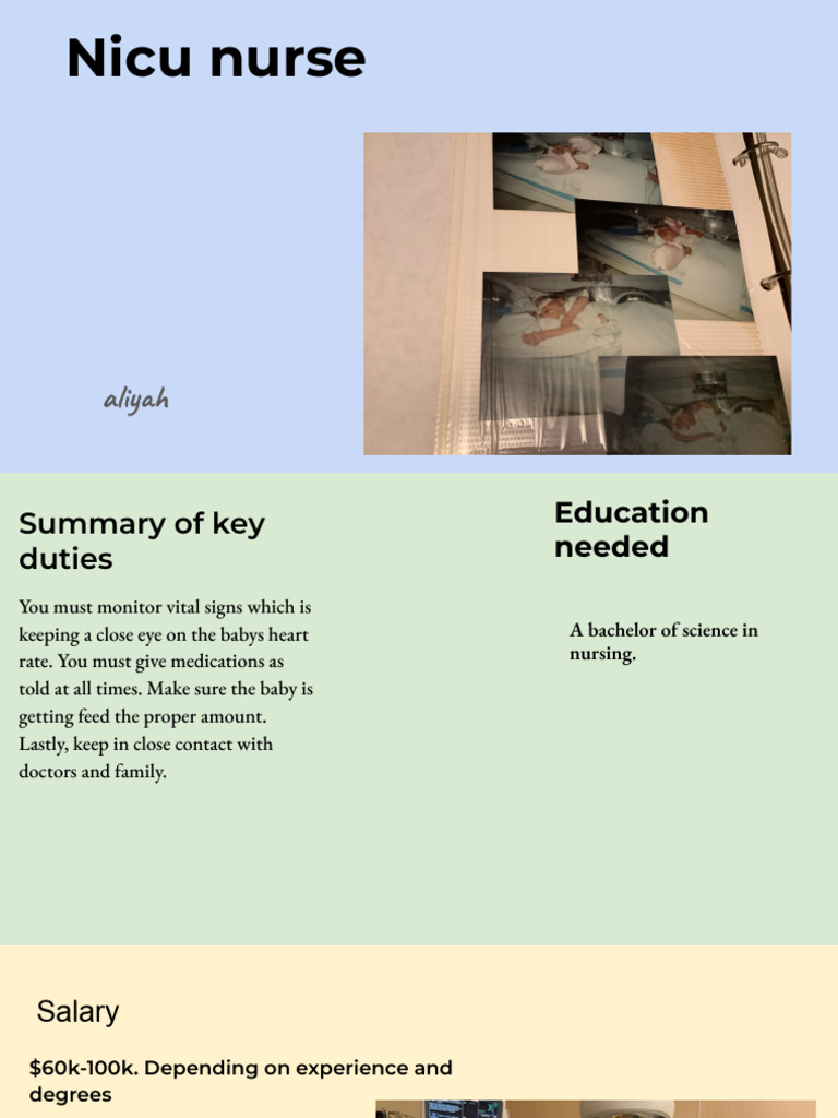 Nicu Nurse Slide | PDF