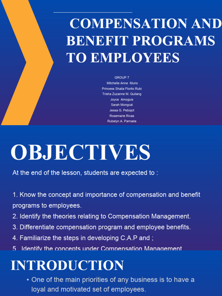 Employee Compensation and Benefits Guide | PDF | Compensation And ...