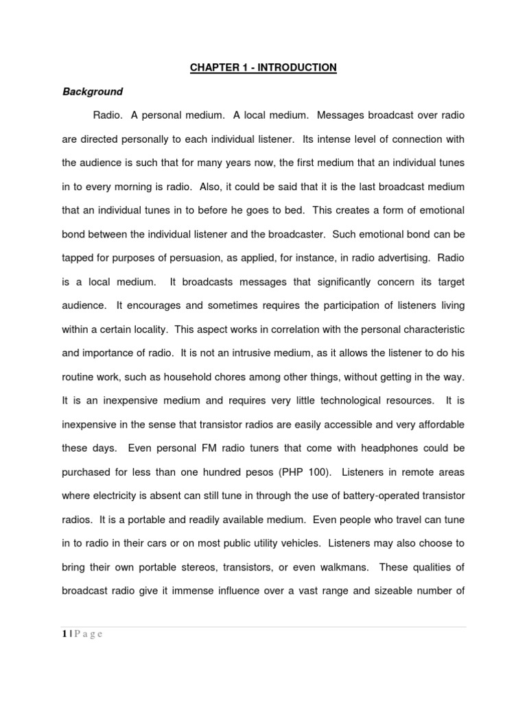 Thesis PDF Radio Broadcasting Bandwidth (Signal Processing)