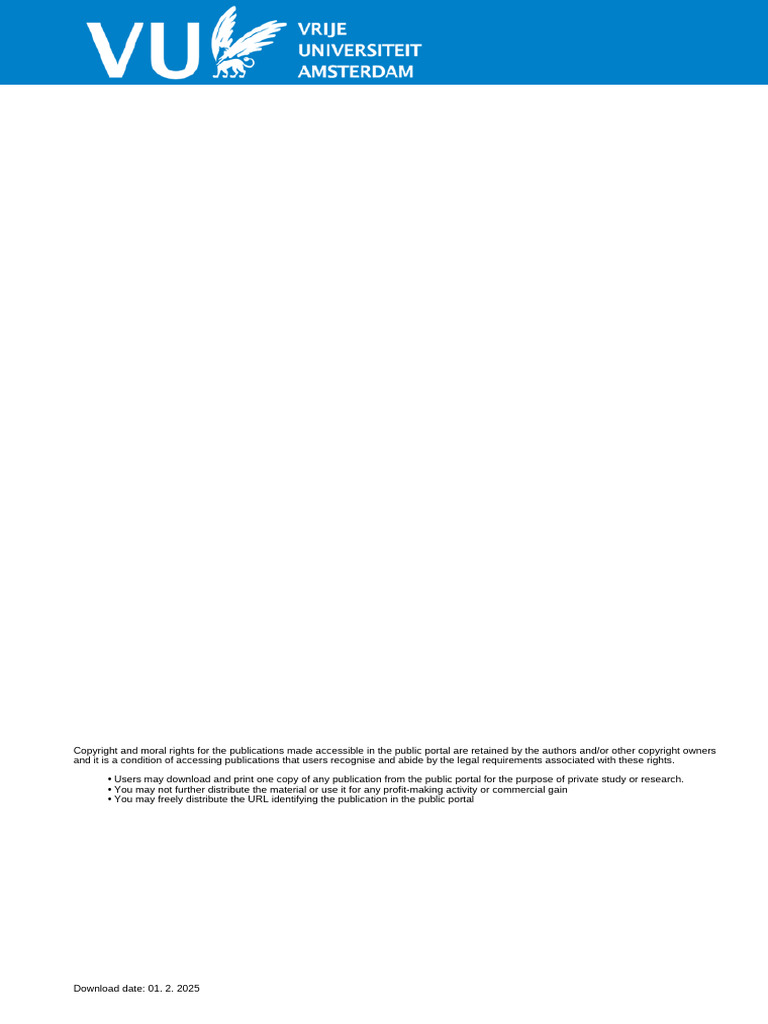 VU Research Portal | PDF | Pricing | Data