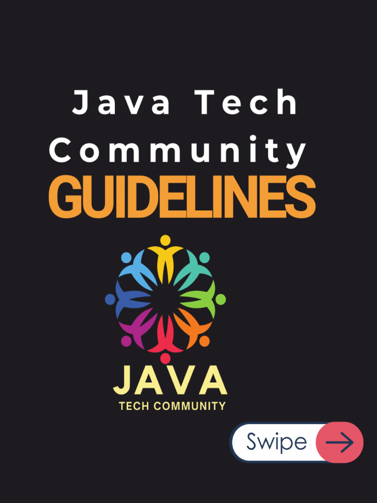 Java Tech Community Guidelines | PDF