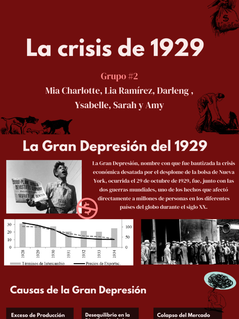 La Gran Depresión de 1929 | PDF | Gran depresion | Superproducción