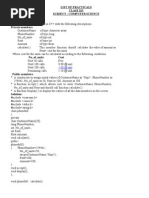 List of Practical Cs With Solution