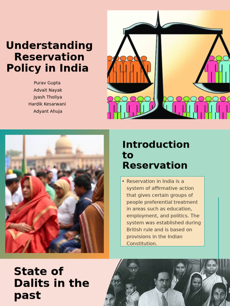 Reservation Policy in India Explained | PDF | Dalit | Social Exclusion