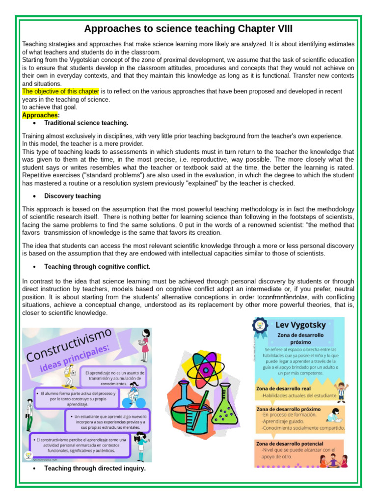 Approaches To Science Teaching | PDF | Science | Knowledge