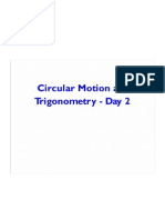 Circular Motion and Triangle Trigonometry 2 (Day Four of Notes)