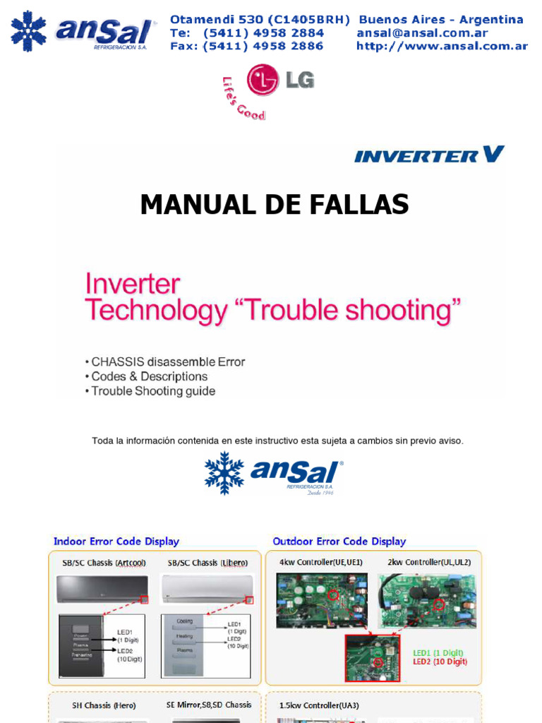 Mini Split LG Inverter | PDF
