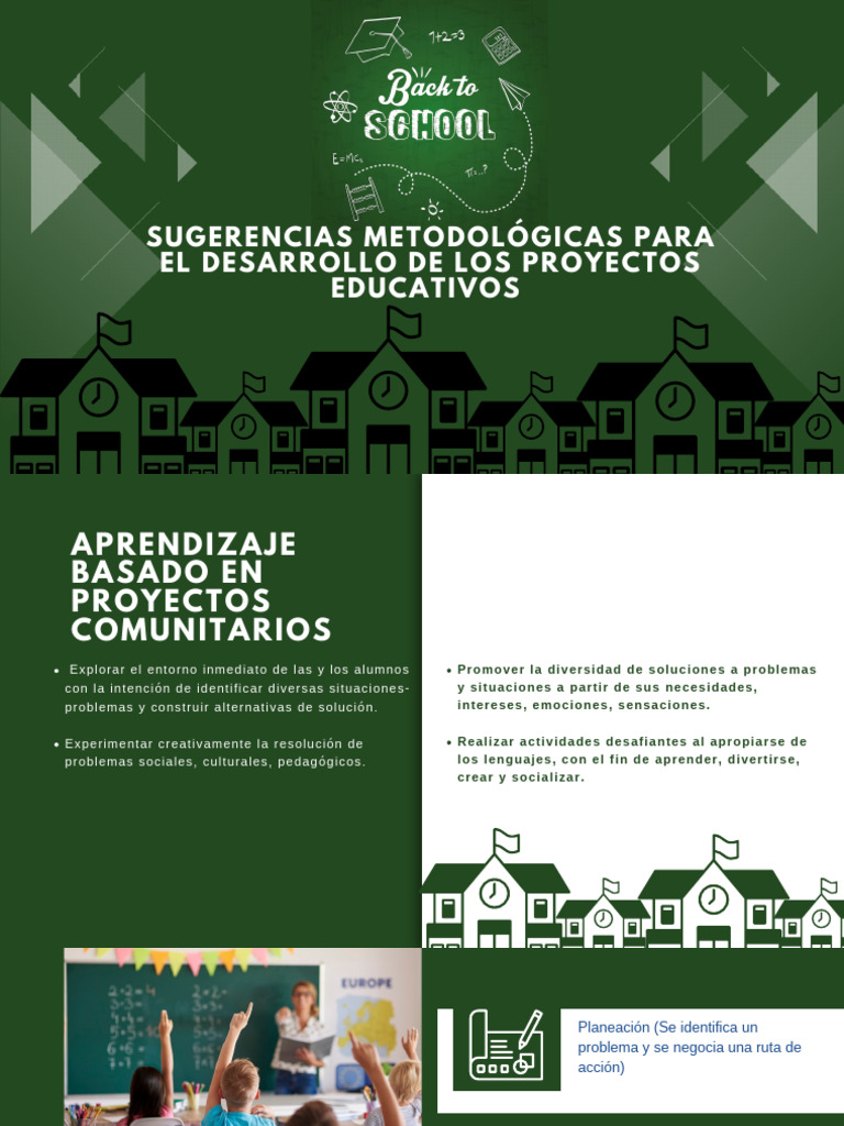 Metodología para Proyectos Educativos | PDF | Evaluación | Aprendizaje