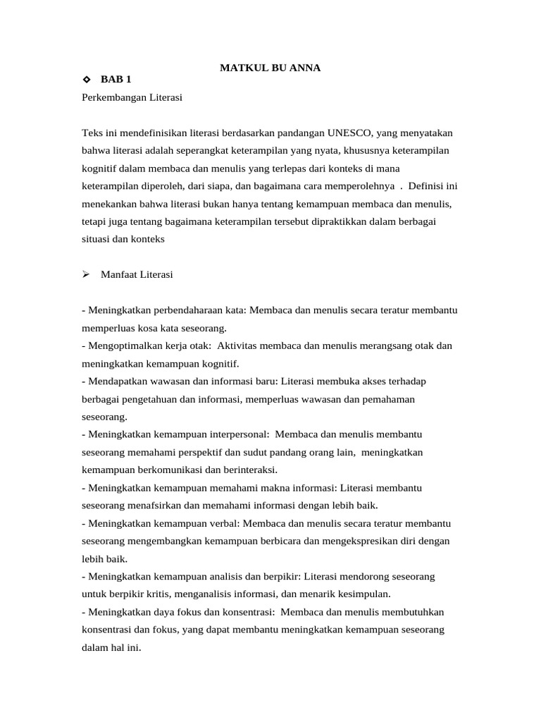 Catatan 1 | PDF