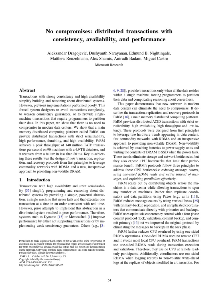farm-2015 | PDF | Solid State Drive | Database Transaction