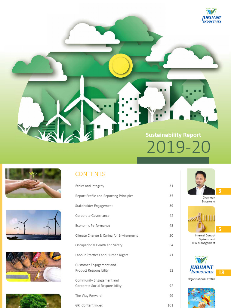Corporate Sustainability Report 2019 20 | PDF | Internal Control | Audit